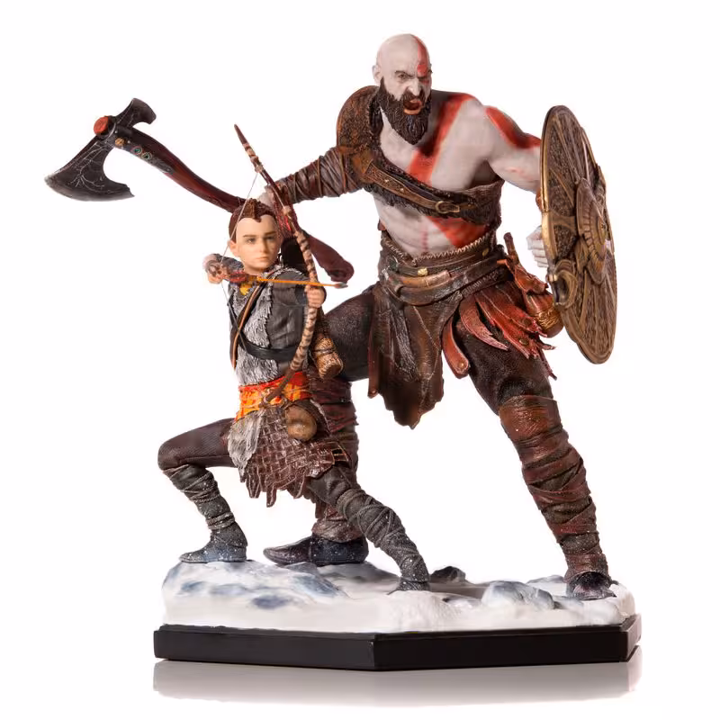 فیگور کراتوس و آترئوس از بازی خدای جنگ | god of war |