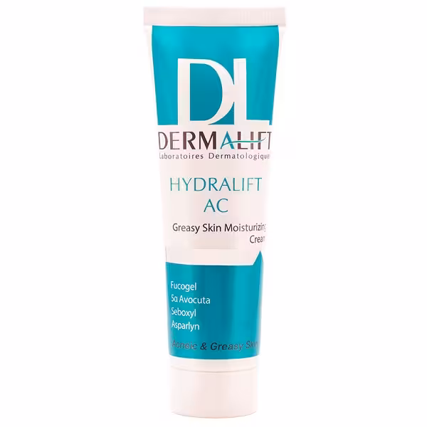 کرم مرطوب کننده پوست چرب درمالیفت {مدل هیدرالیفت AC} 50ml