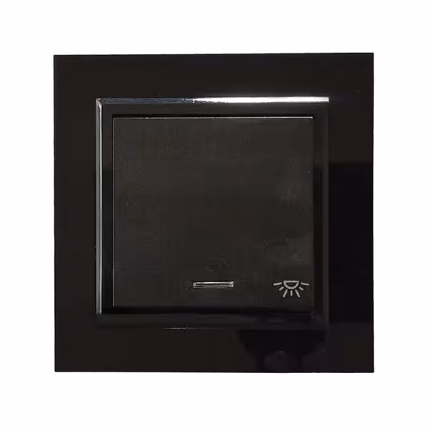 کلید و پریز برلیان پلکسی مشکی - شاسی-راه-پله