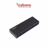 هاب 7 پورت USB30 آداپتور دار یونیتک Y-3184
