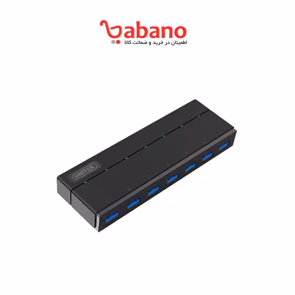 هاب 7 پورت USB3.0 آداپتور دار یونیتک Y-3184