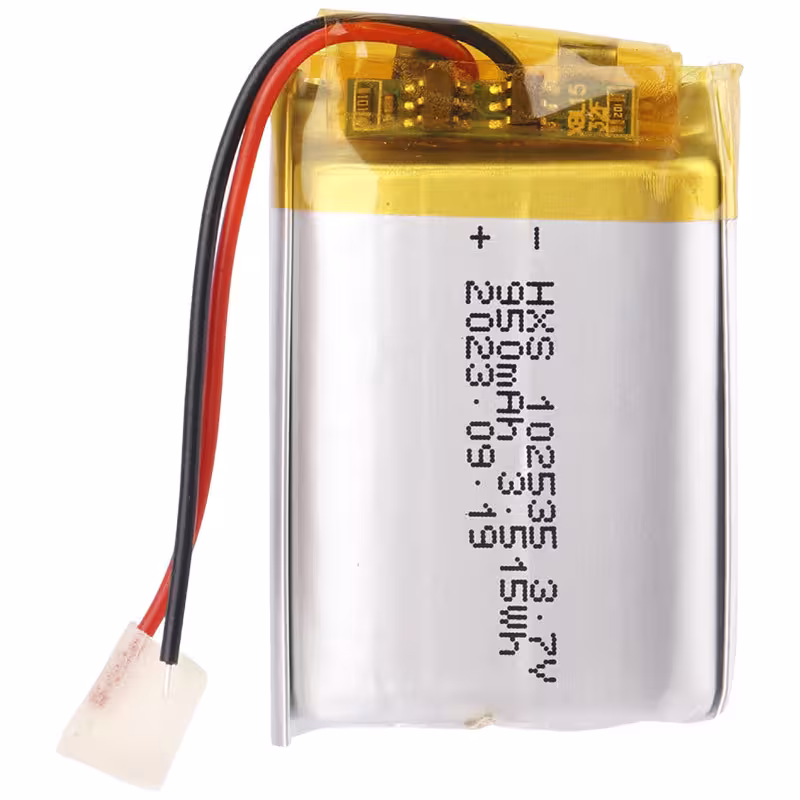 باتری لیتیوم 950mAh 10*25*35mm 102535