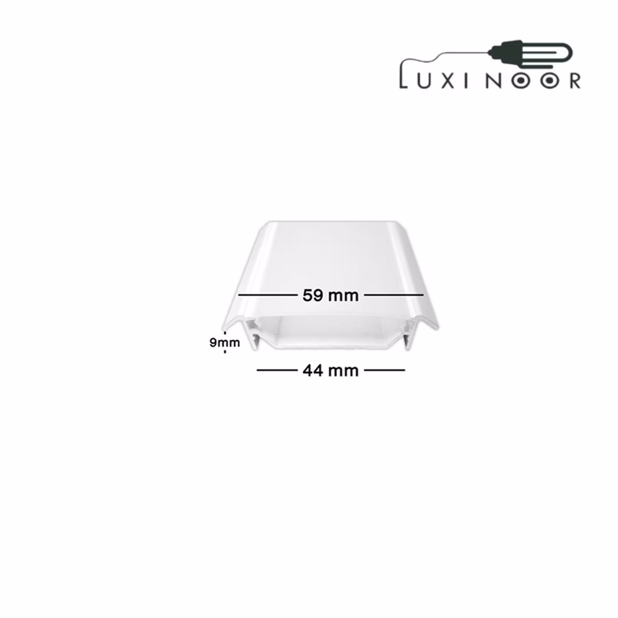 پروفیل چراغ خطی لاینر توکار کنافی 9 میل سه لاین - کد 72