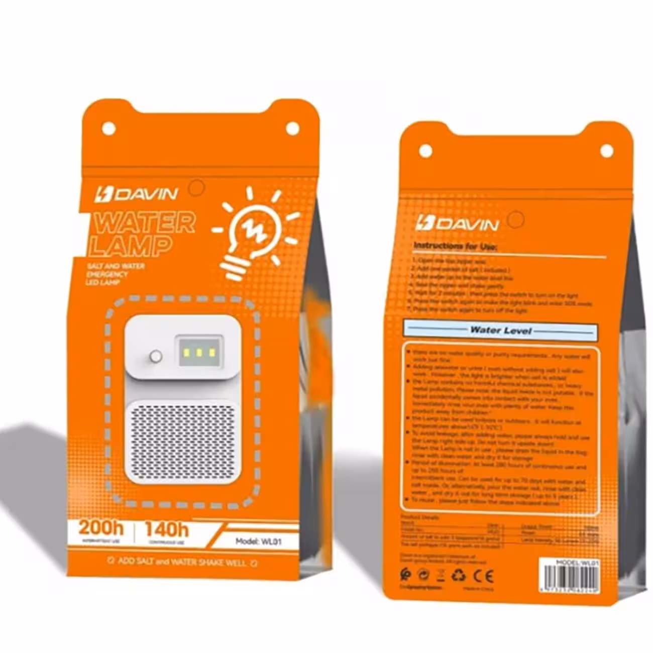 چراغ کمپینگ نمکی داوین WL01