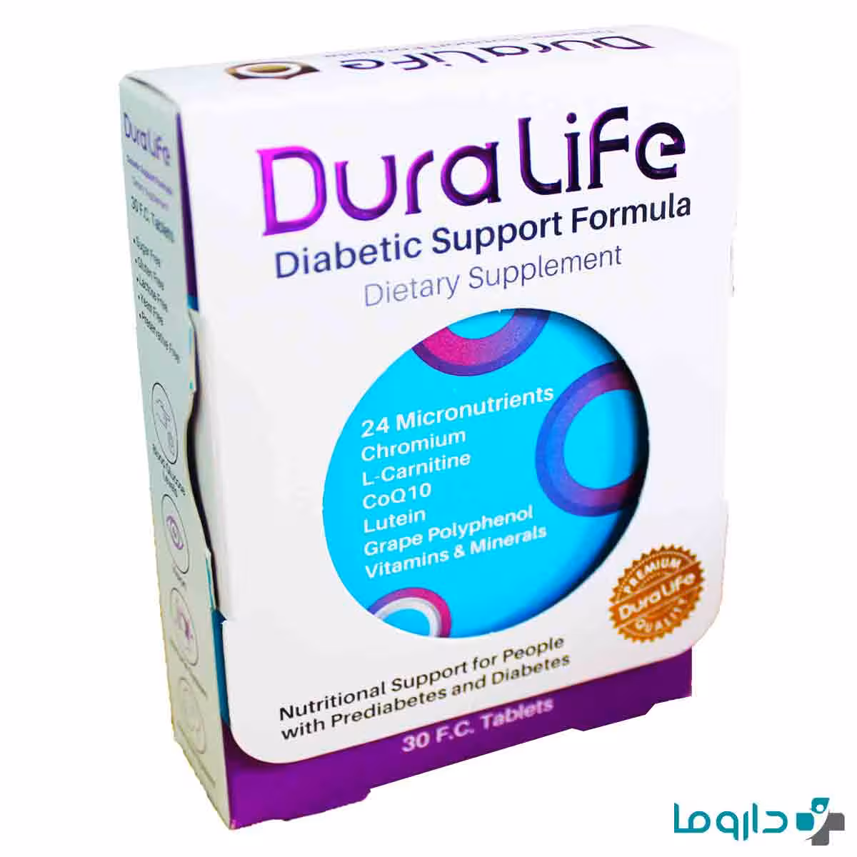 قرص دورالایف دیابتیک مولتی ویتامین مخصوص افراد دیابتی