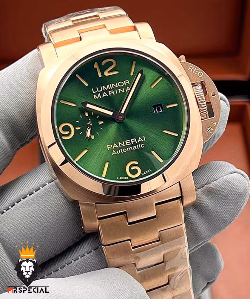 ساعت مچی مردانه پنرای رزگلد اتوماتیک 0988 Panerai Luminor