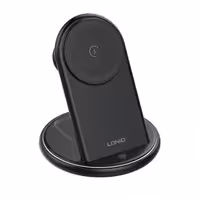 شارژر وایرلس رومیزی الدینیو LDNIO OW02 سه کاره (گوشی، ساعت، ایرپاد) با توان 25.5 وات و چراغ LED