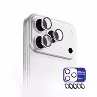 محافظ لنز دوربین آیفون 17 پرو و 17 پرو مکس یاقوت کبود بلوئو BLUEO Sapphire Crystal iPhone 17 Pro/17 Pro Max