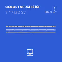 بک لایت تلویزیون گلد استار مدل 43T510F