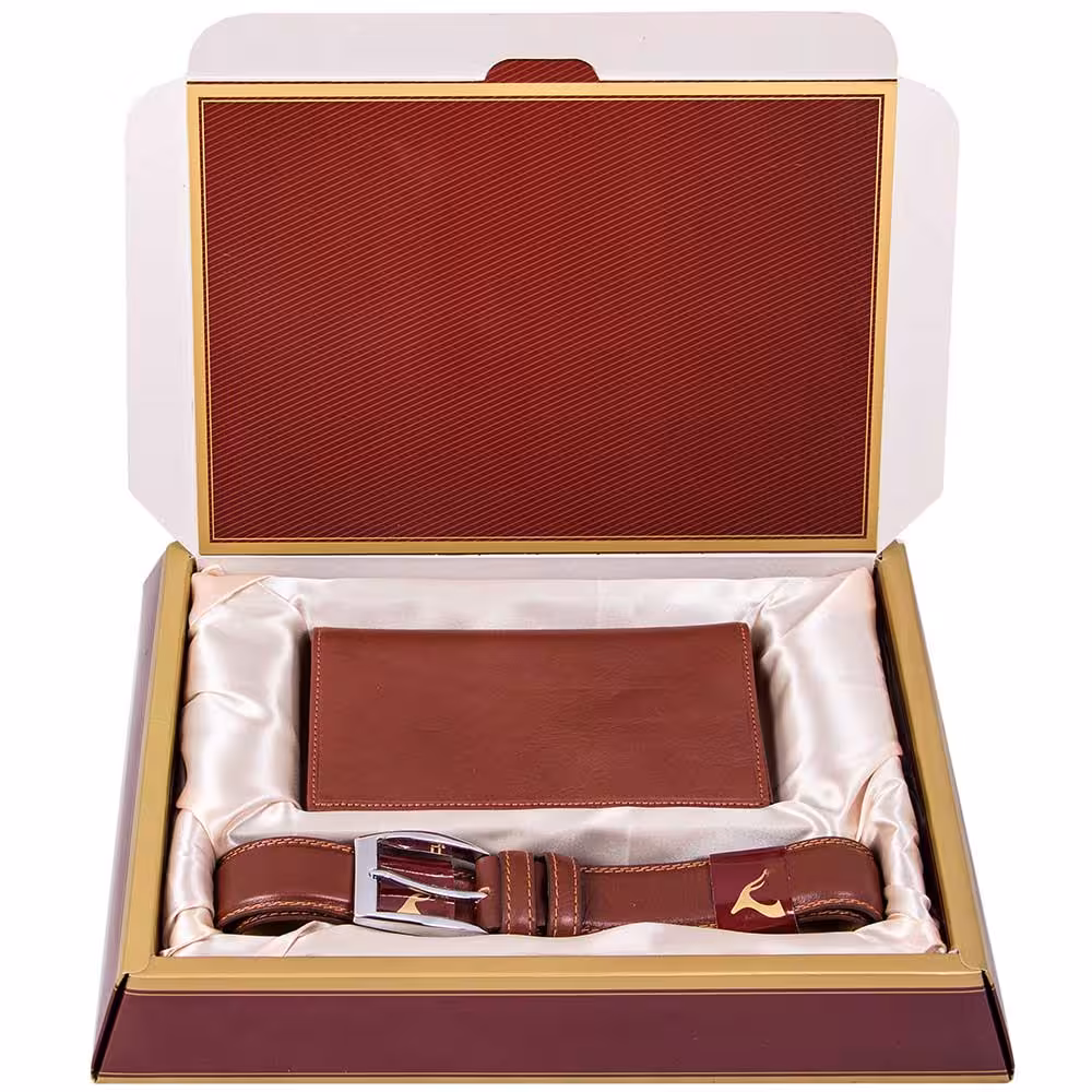 ست هدیه چرم طبیعی مدل DS7