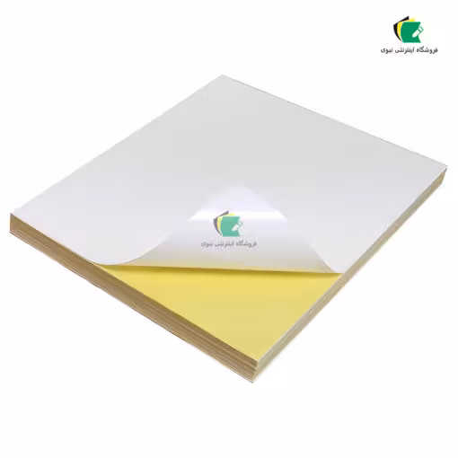 کاغذ پشت چسبدار گلاسه براق در ابعاد و بسته بندی متنوع