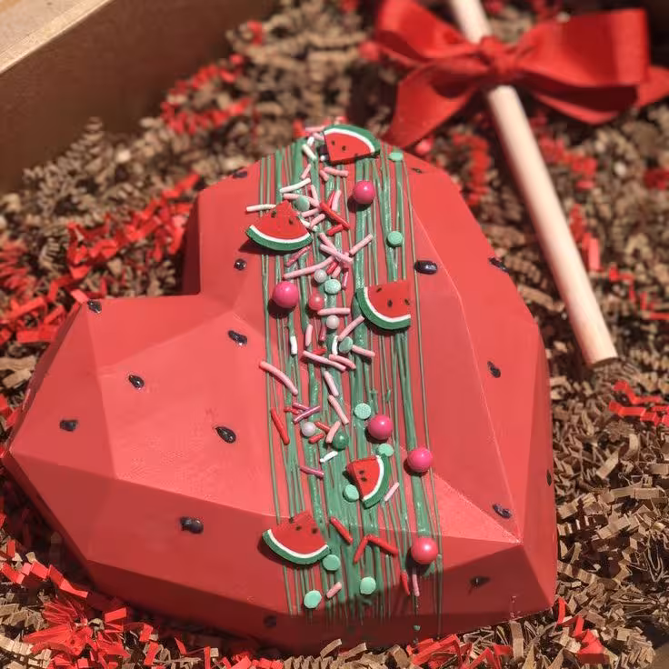 قلب سوپرایز یلدایی به همراه جعبه و چکش یک هدیه خاص