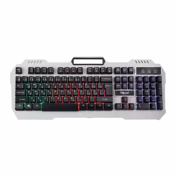 کیبورد گیمینگ رویال مدل RKG-615 | کالا مکس