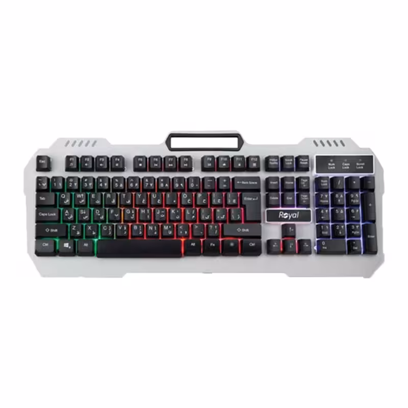 کیبورد گیمینگ رویال مدل RKG-615 | کالا مکس
