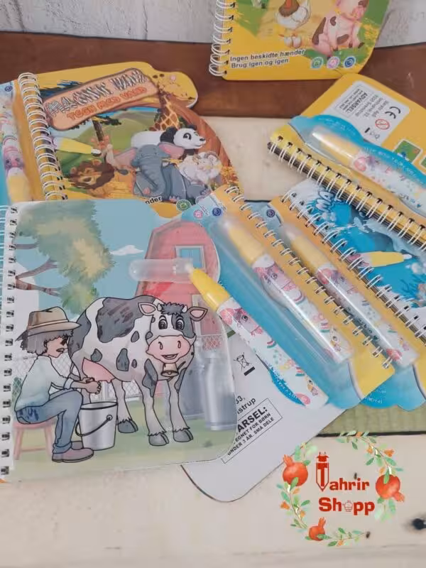 کتاب جادویی رنگ آمیزی باآب