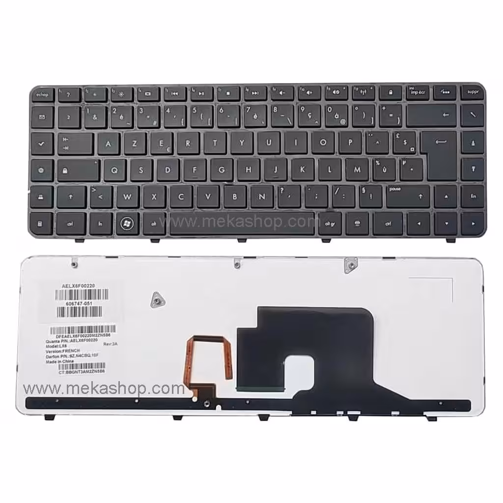 کیبورد لپ تاپ اچ پی HP DV6-3000