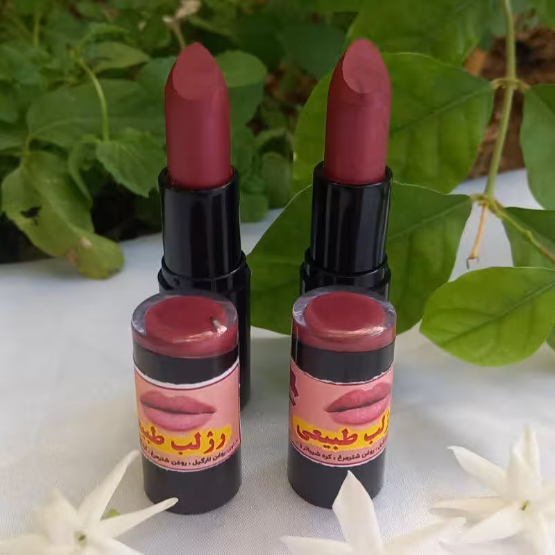 رژ لب طبیعی (کد 4) شرابی