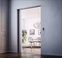 مکانیزم تاپ لاین ترکیبی 2400mm برقی EW1 تک درب چوبی ساختمانی حداکثر عرض هر درب 1200mm فانتونی K090
