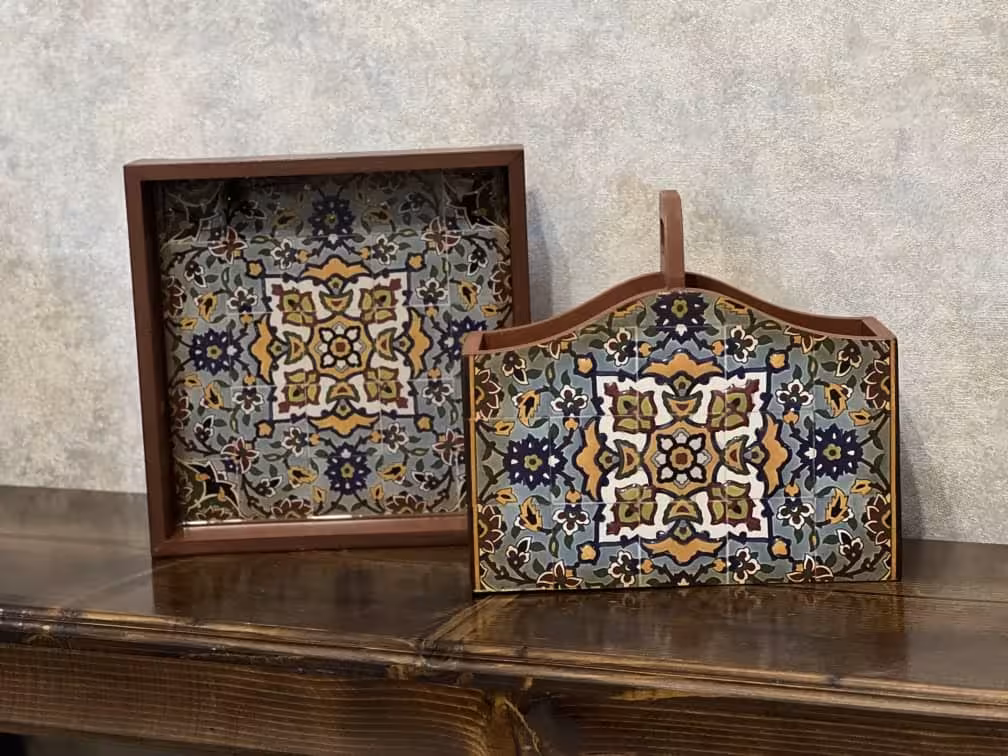 سینی و جاقاشق چنگال یا جاقلمی