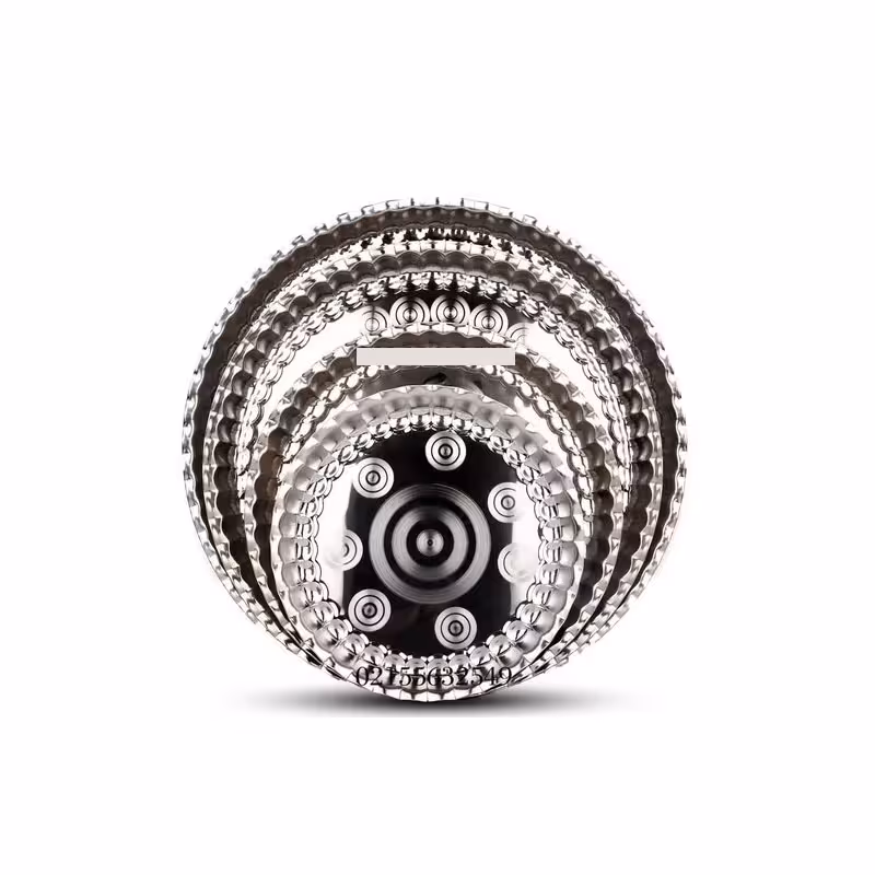 سینی استیل لب کنگره ای قطر 16 سانت