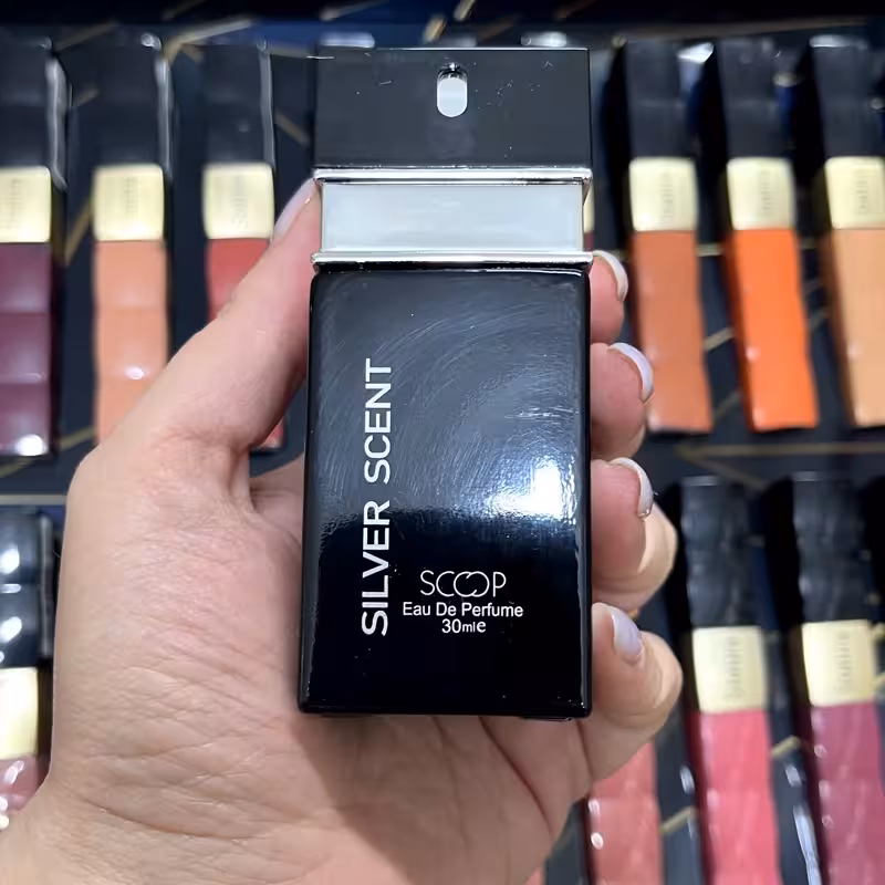 عطر مردانه اسکوپ مدل silver scent حجم 30 میلی لیتر رایحه گرم و شیرین | amazonchi