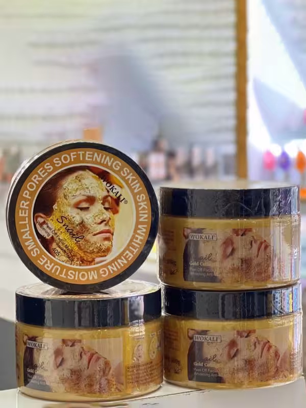 ماسک صورت پیل آف کلاژن طلا وکالی