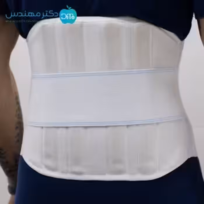 کمربند طبی سخت (با آتل پلی آمید) پاک سمن کد 019
