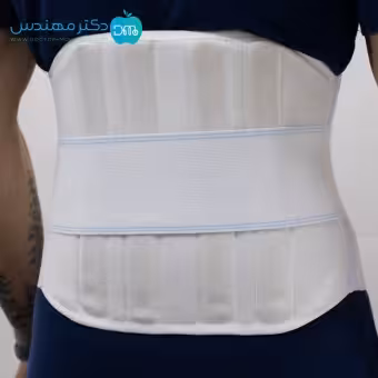 کمربند طبی سخت (با آتل پلی آمید) پاک سمن کد 019