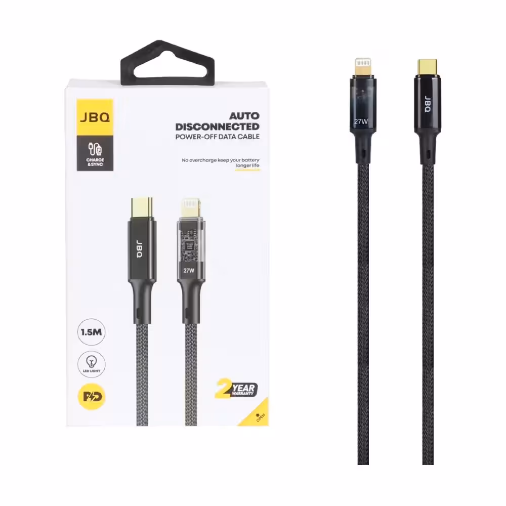 کابل شارژ 1.5 متری PD و فست JBQ Type-C to Lightning مدل CA-728