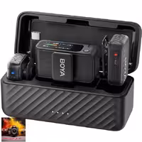 میکروفون یقه‌ای بی‌سیم بویا مدل BOYA BOYAMIC 2-02