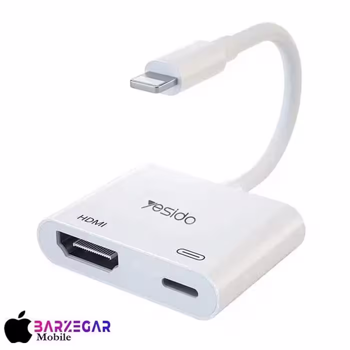 مبدل Lightning به HDMI و Type-C برند یسیدو مدل Yesido HM06