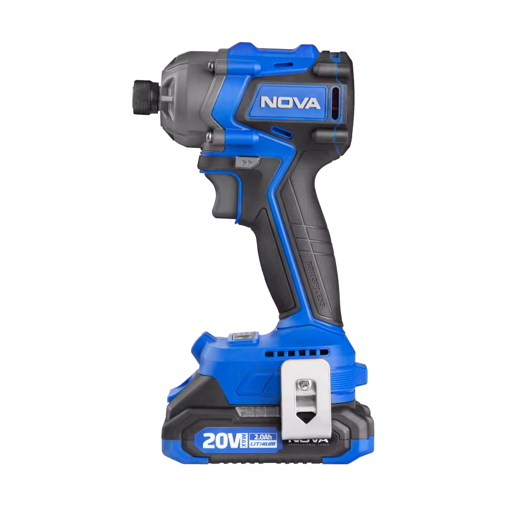 بکس شارژی نووا  20 ولت براشلس ضربه ای با کیف BMC کد5532