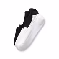 جوراب کالج سفید و مشکی چیبو 2 عددی