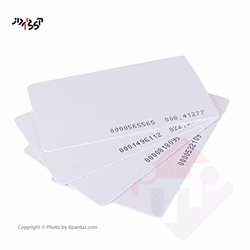 کارت پی وی سی آر او 125Khz RO سفید سریالدار