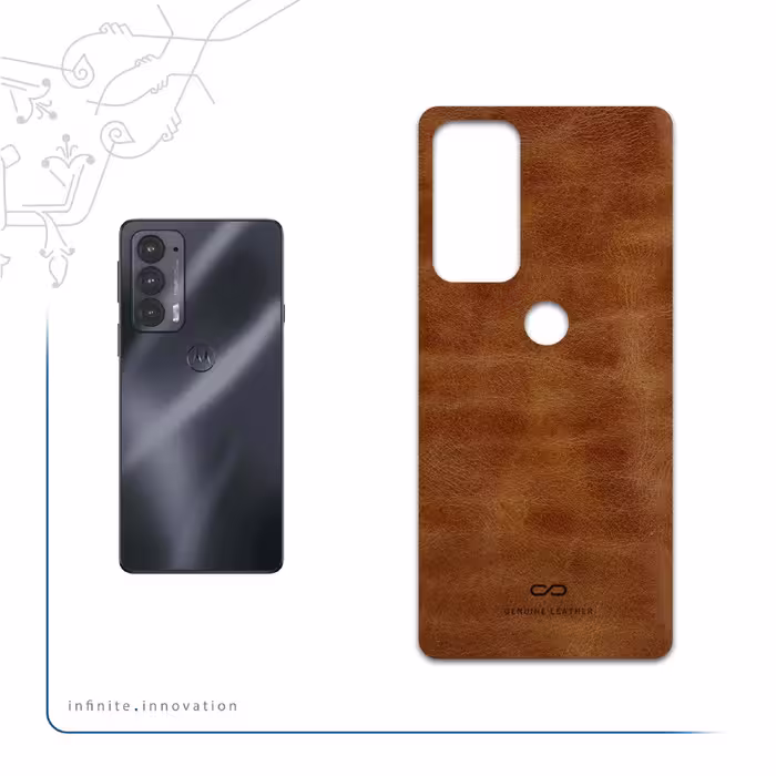 برچسب پوششی ماهوت مدل Buffalo-Leather مناسب برای گوشی موبایل موتورولا Edge 20