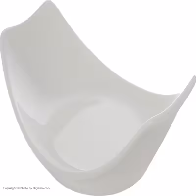 زیتون خوری چینی زرین ایران سری آشپزخانه مدل سفید بسته 6 عددی درجه یک