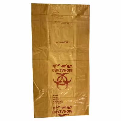 کیسه زباله طرح عفونی مدل ضخیم 90.70 بسته 15عددی