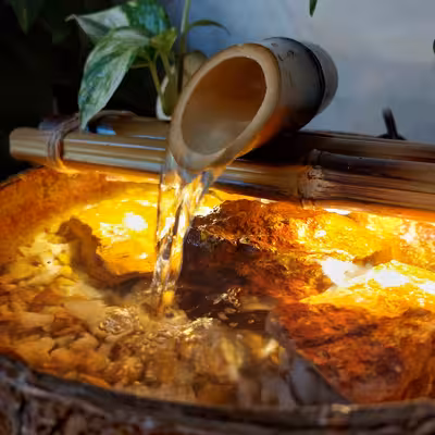 آب نما مدل آرامشبخش طرح چوب