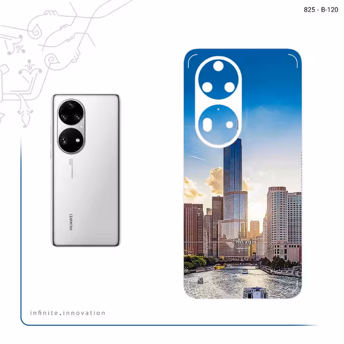 برچسب پوششی ماهوت مدل City of Chicago مناسب برای گوشی موبایل هوآوی P50 Pro