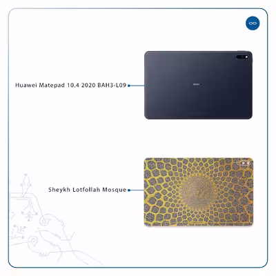 برچسب پوششی ماهوت مدل Iran-Tile2 مناسب برای تبلت هوآوی Matepad 10.4 2020 BAH3-L09