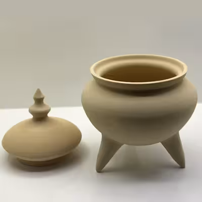 شکلات خوری سفالی مدل خام کد 22