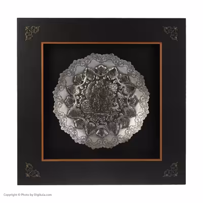 تابلو قلمزنی طرح گل و مرغ برجسته کد 124