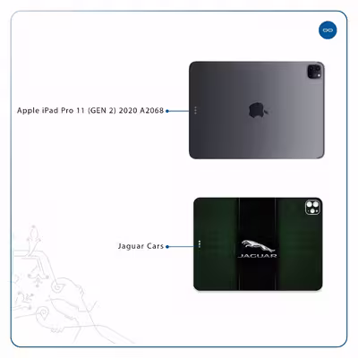 برچسب پوششی ماهوت مدل Jaguar Cars مناسب برای تبلت اپل iPad Pro 11 (GEN 2) 2020 A2068