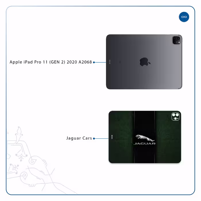 برچسب پوششی ماهوت مدل Jaguar Cars مناسب برای تبلت اپل iPad Pro 11 (GEN 2) 2020 A2068