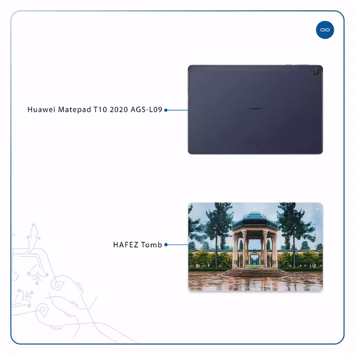 برچسب پوششی ماهوت مدل HAFEZ-Tomb مناسب برای تبلت هوآوی Matepad T10 2020 AGS-L09