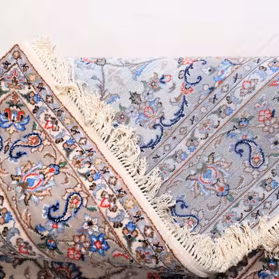 فرش دستباف شش متری مدل اردکان طرح لچک ترنج سایه کد 4010813