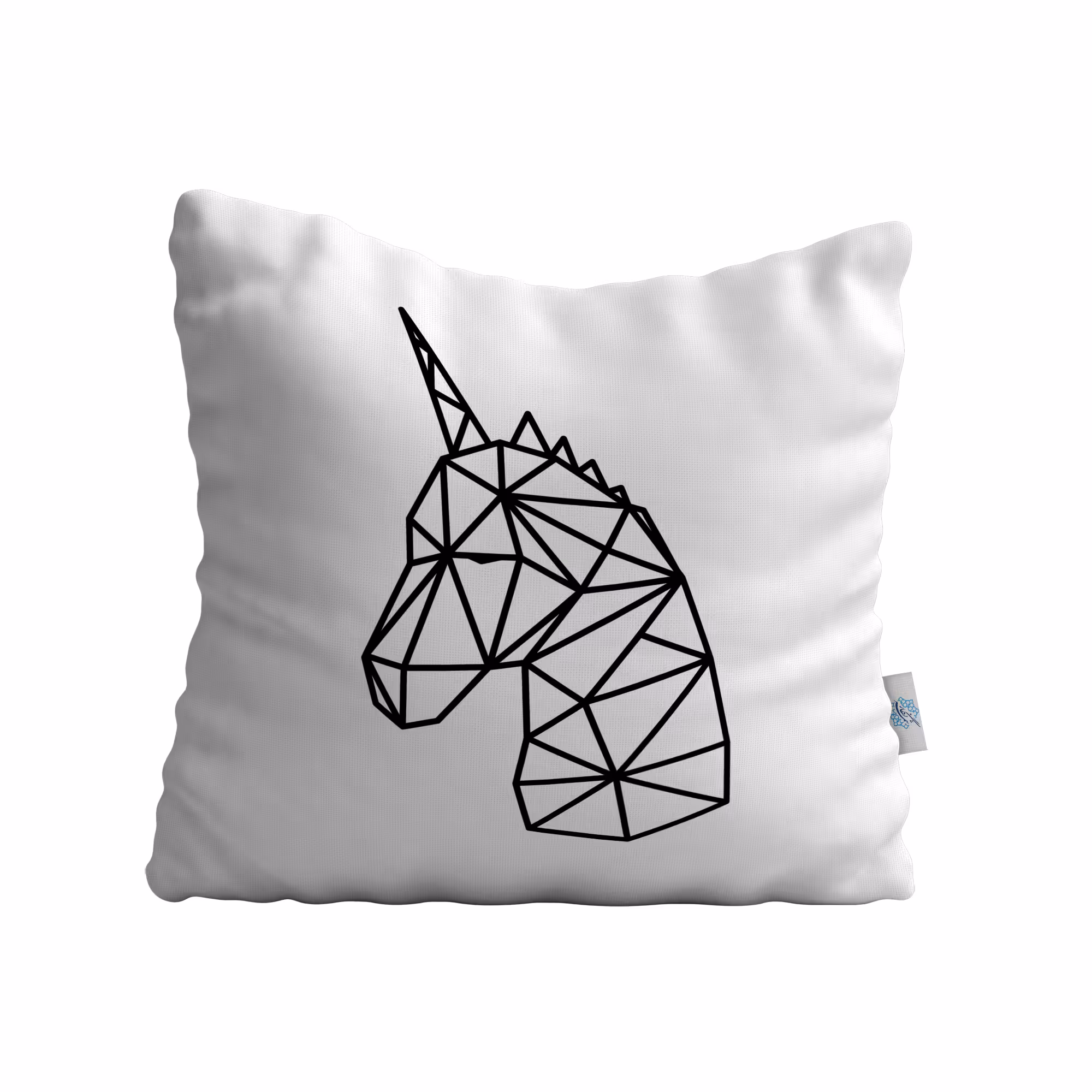 کاور کوسن شمسه نگار مدل مینیمال اسب شاخ دار کد RW-407