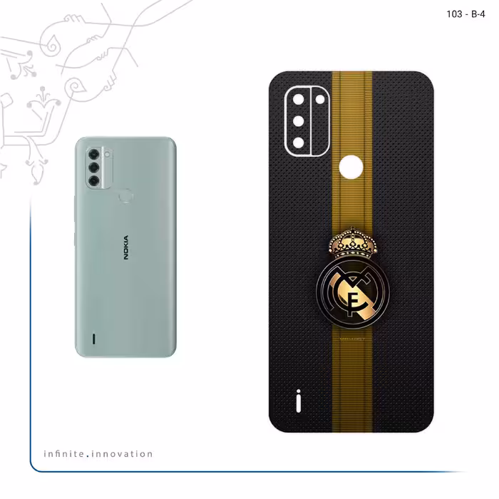 برچسب پوششی ماهوت مدل Real_Madrid_2 مناسب برای گوشی موبایل نوکیا C31