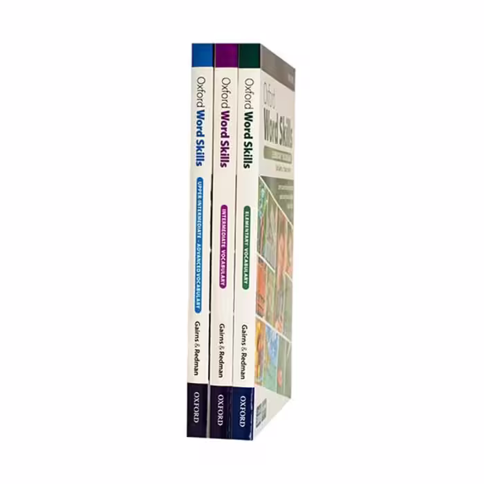 کتاب Oxford Word Skills Second Edition اثر Ruth Gairns And Stuart Redman انتشارات OXFORD سه جلدی
