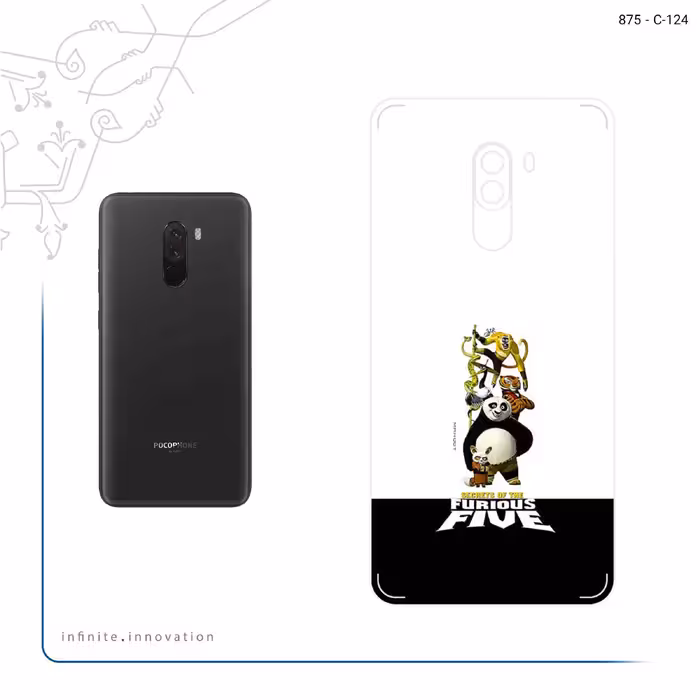 برچسب پوششی ماهوت مدل Kung Fu Panda مناسب برای گوشی موبایل شیائومی POCOPHONE F1